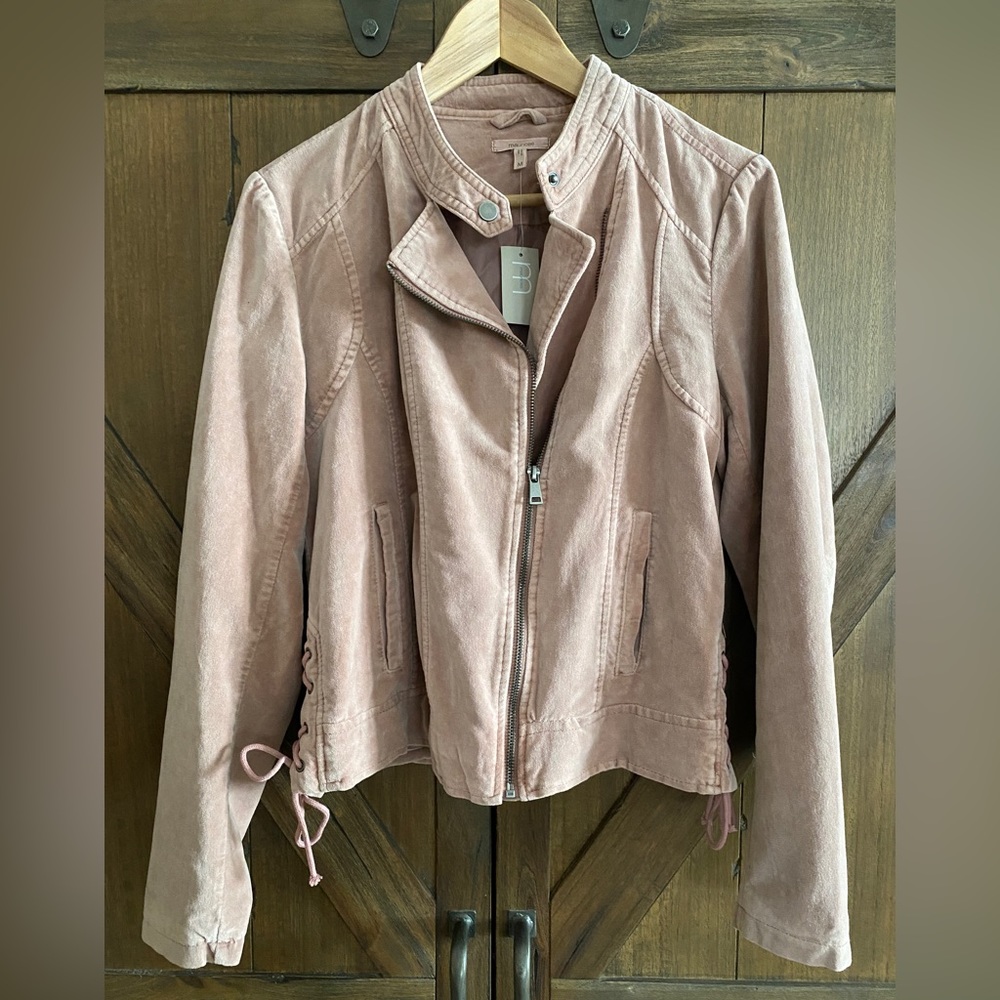 NWT Velvet Moto Style Jacket